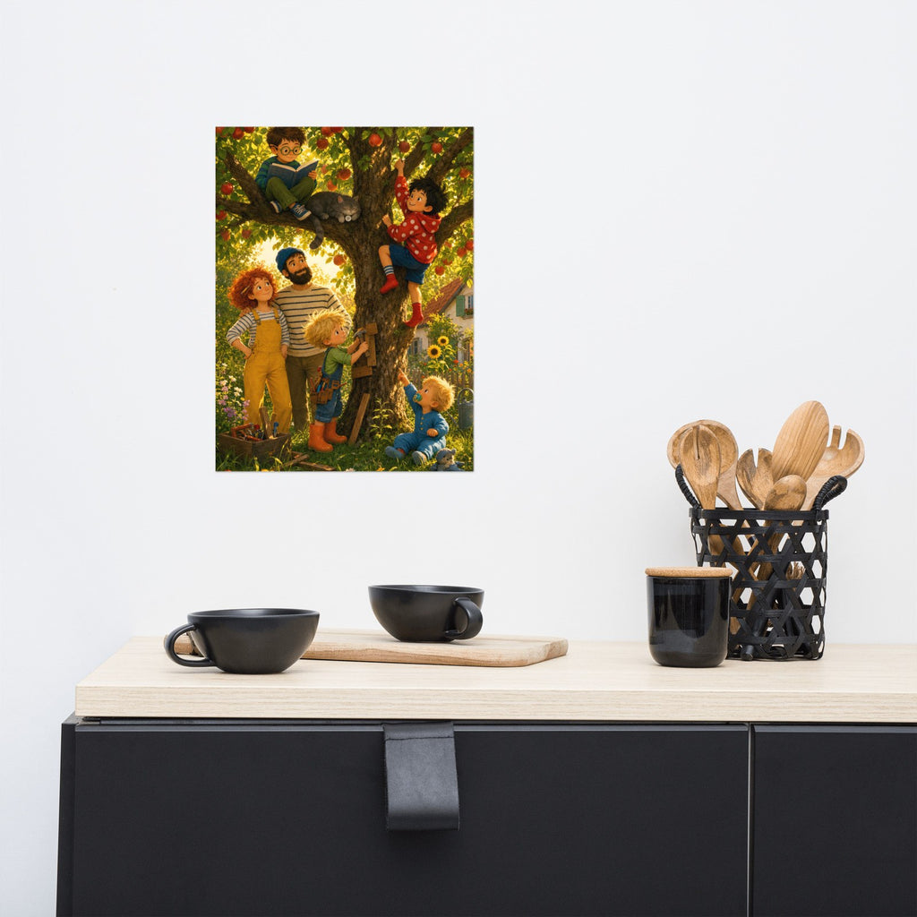 Der Apfelbaum – Poster an der Wand