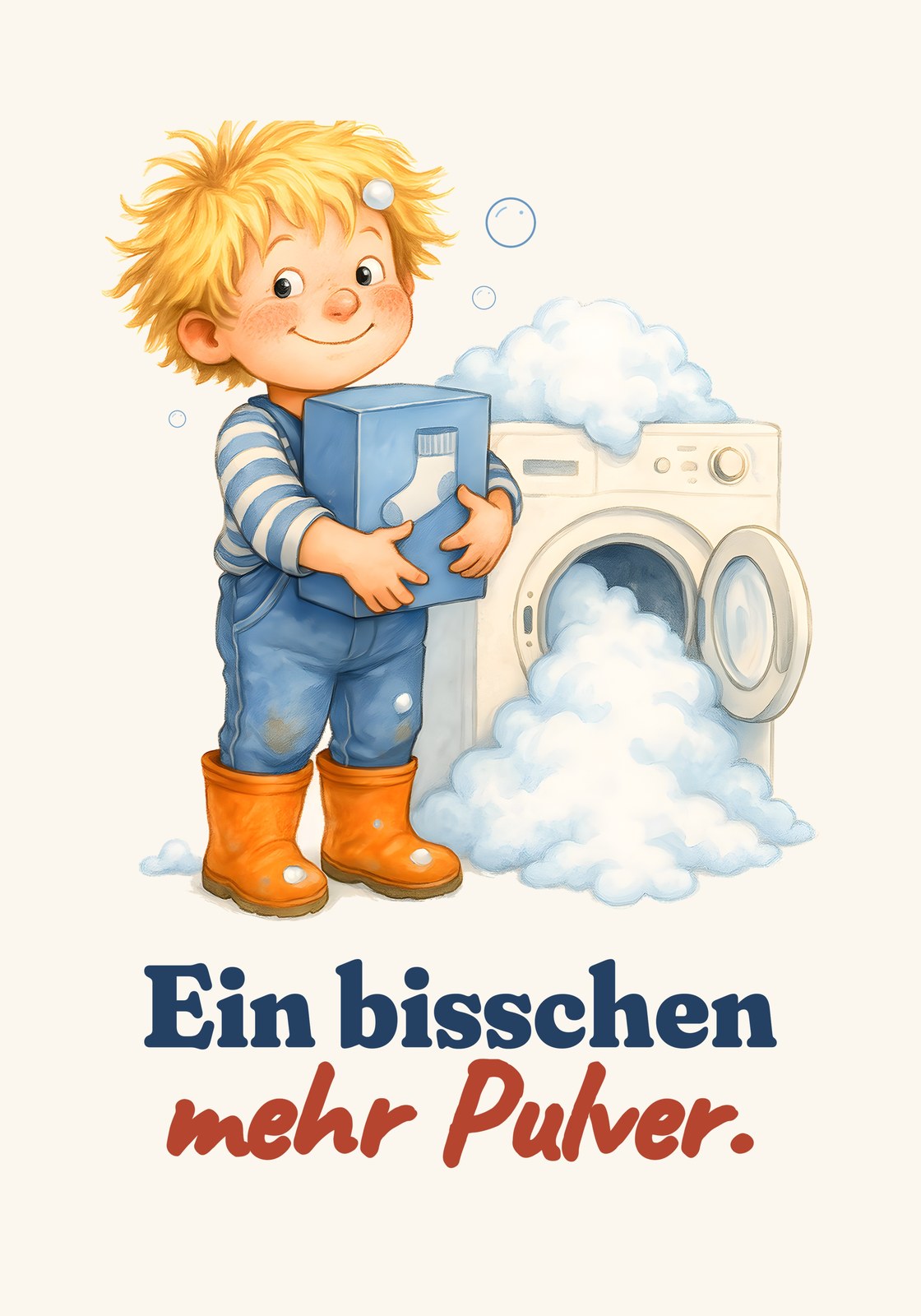 Ein bisschen mehr Pulver. — Poster – Motiv