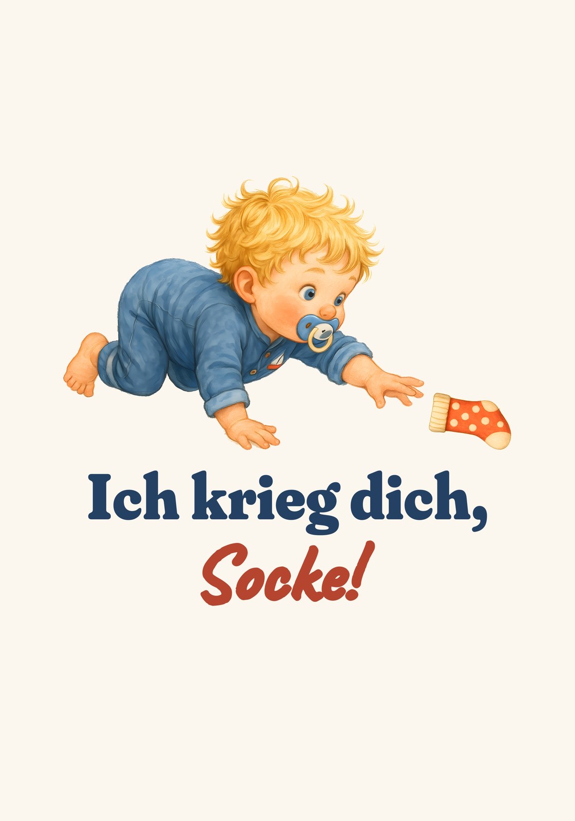Ich krieg dich, Socke! — Poster – Motiv