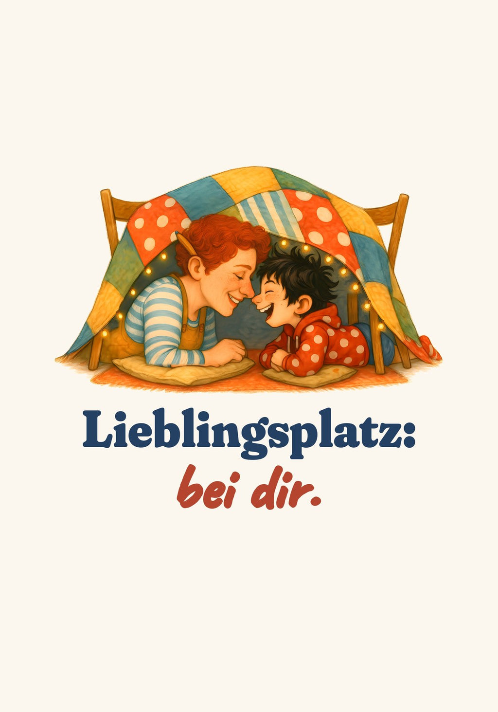 Lieblingsplatz: bei dir. — Poster – Motiv