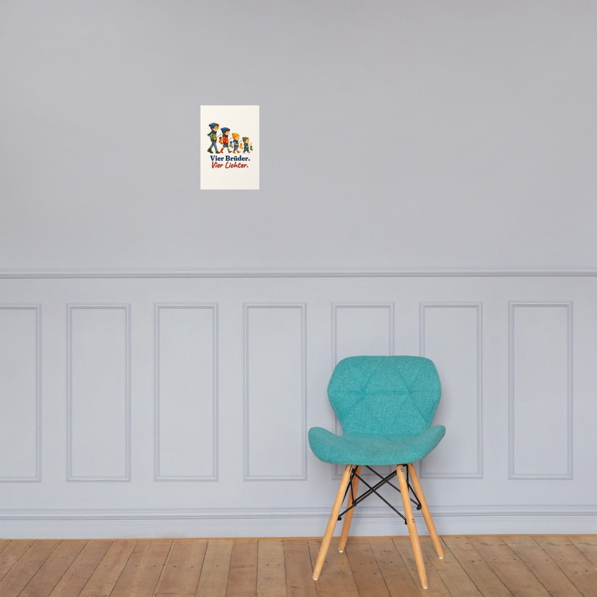 Vier Brüder. Vier Lichter. — Poster – Produktfoto