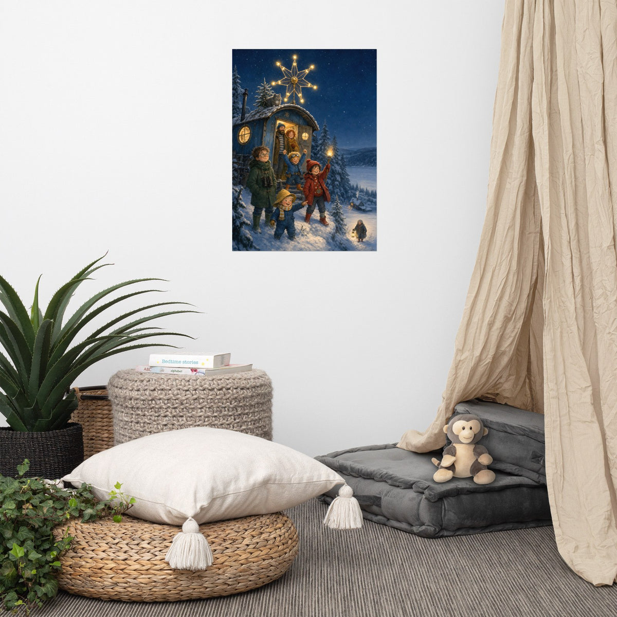 Der Weihnachtsstern – Poster an der Wand
