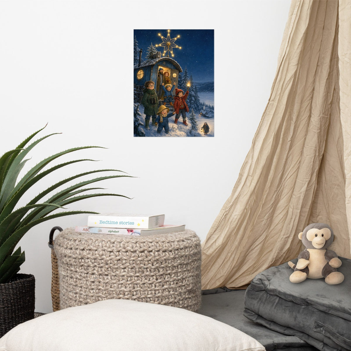 Der Weihnachtsstern – Poster an der Wand