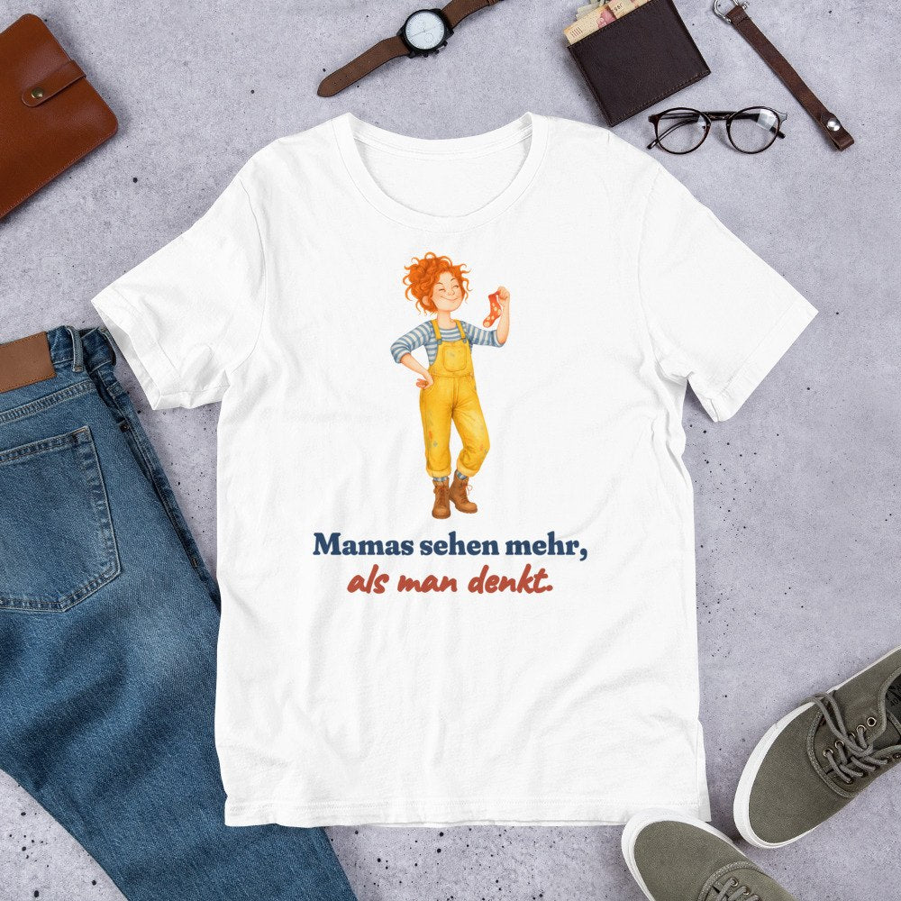 Mamas sehen mehr, als man denkt. — Shirt – Produktfoto