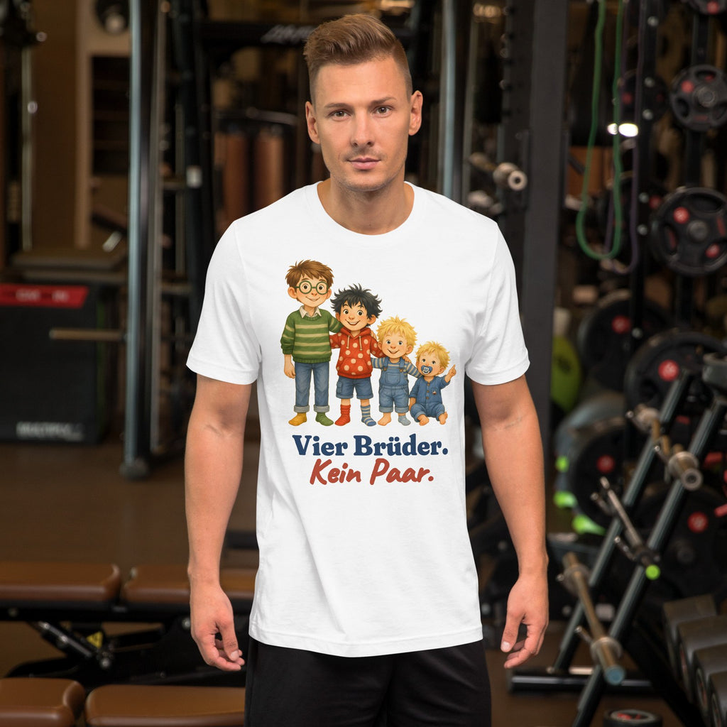 Vier Brüder. Kein Paar. — Shirt – Produktfoto