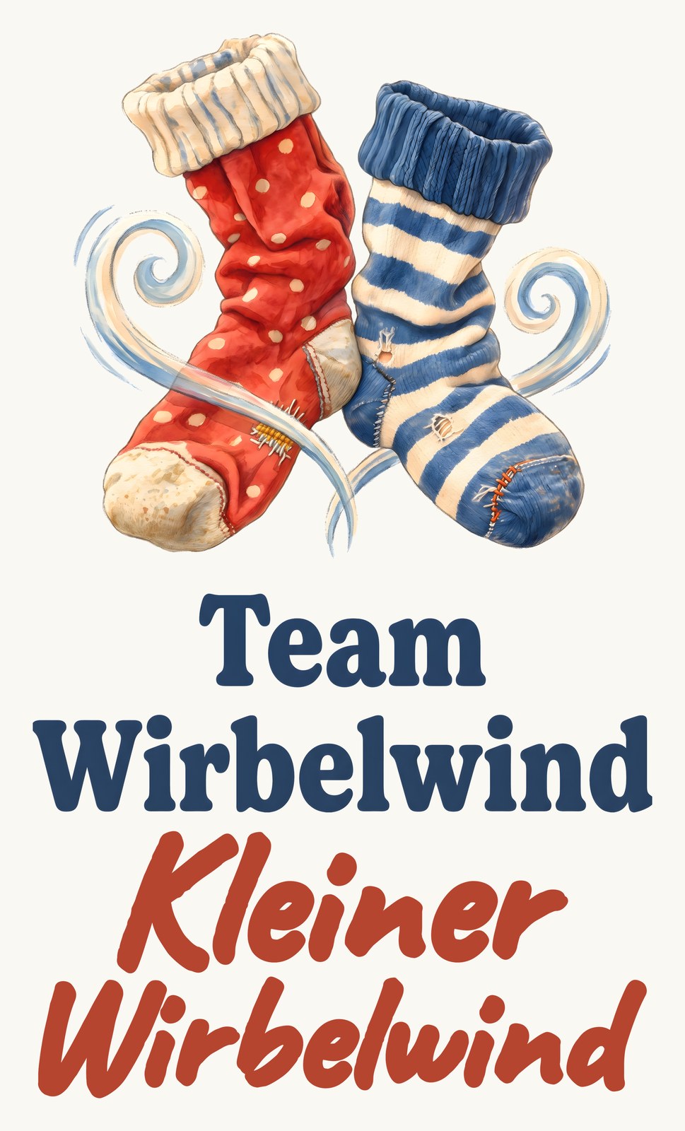 Team Wirbelwind: Kleiner Wirbelwind — Bio-Kindershirt – Motiv
