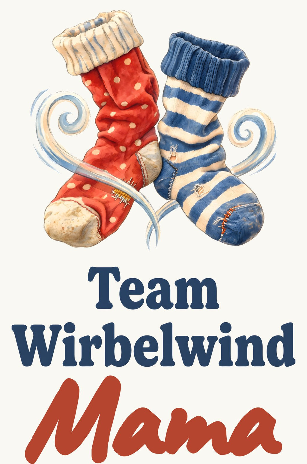 Team Wirbelwind: Mama / Papa — Shirt – Motiv
