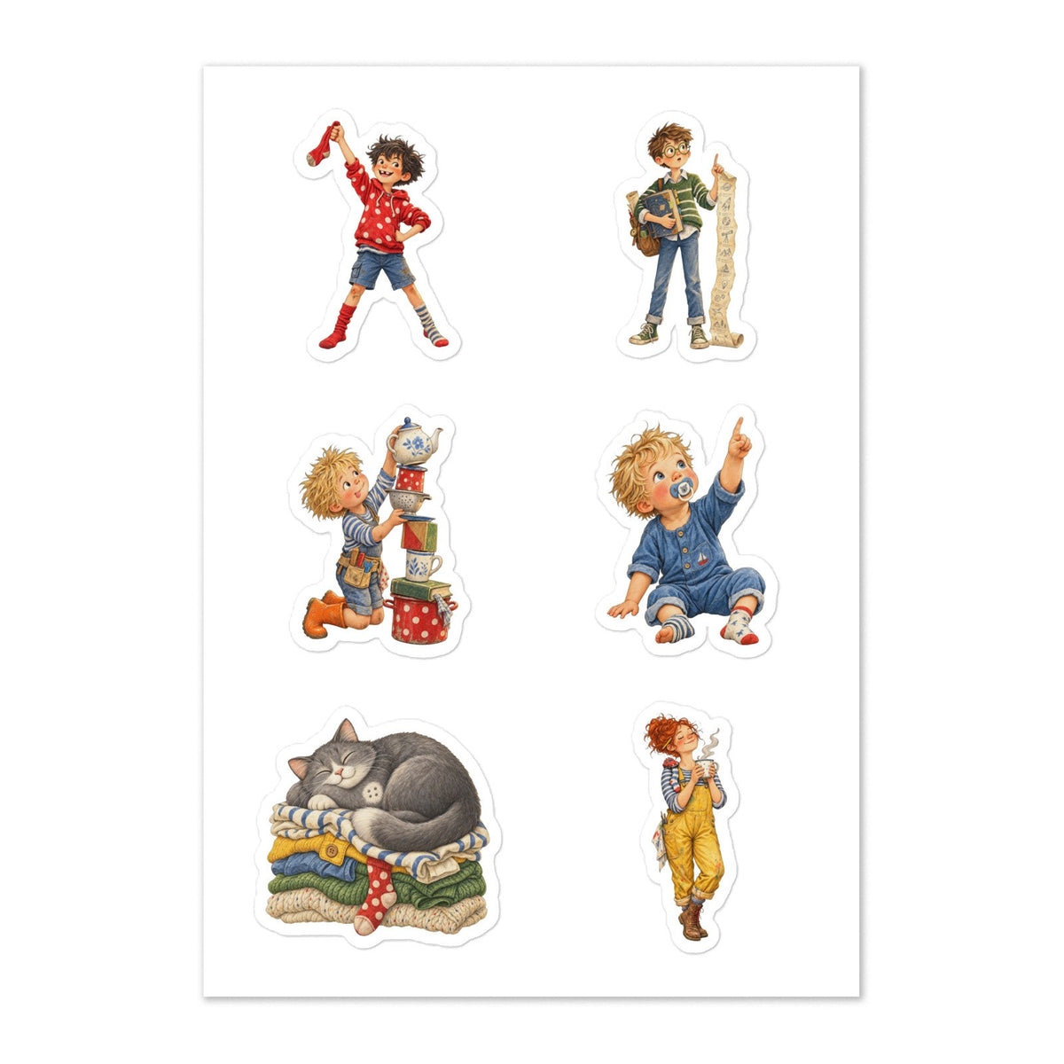 Die Wirbelwind-Bande – Sticker