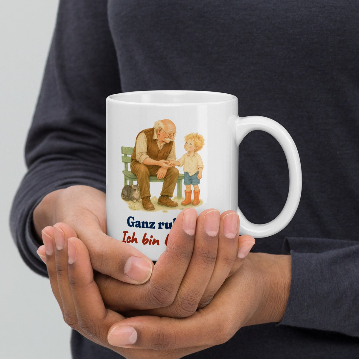 Ganz ruhig. Ich bin bei dir. — Tasse – Produktfoto