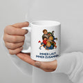 Immer laut. Immer zusammen. – weiße Keramiktasse
