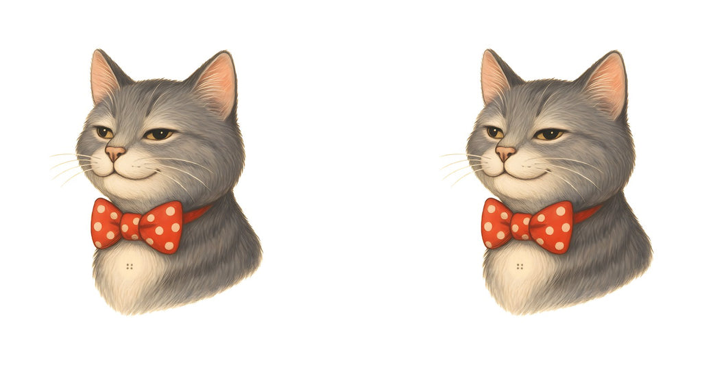 Kater Knopf mit Fliege — Tasse – Motiv