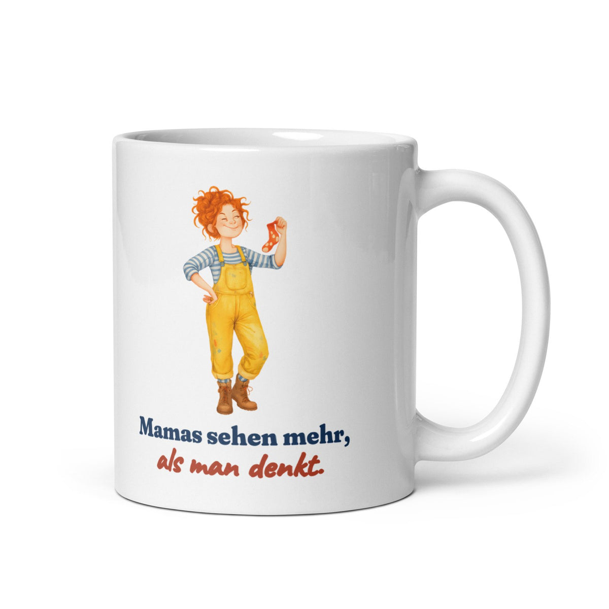 Mamas sehen mehr, als man denkt. — Tasse – Produktfoto