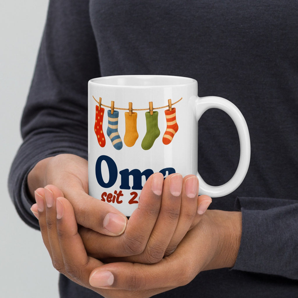 Oma seit … / Opa seit … — Tasse – Produktfoto