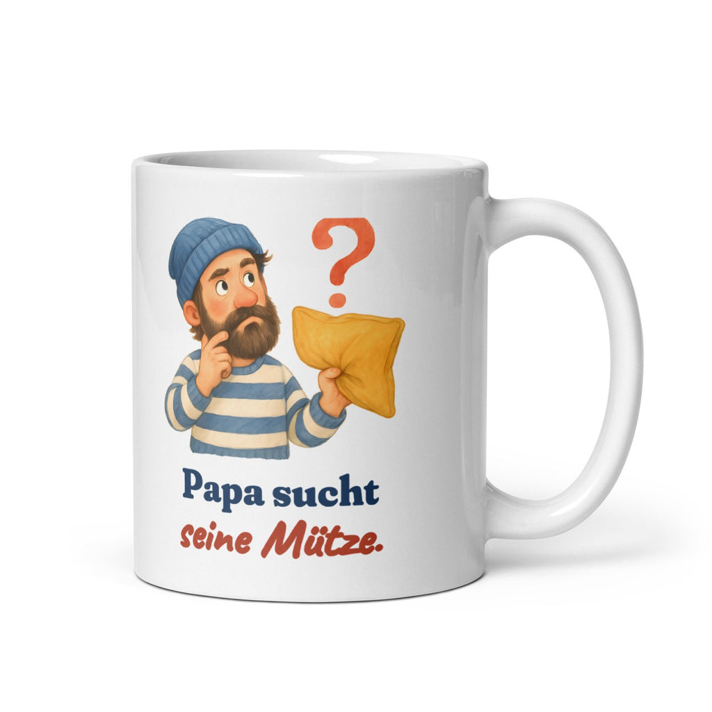 Papa sucht seine Mütze. — Tasse – Produktfoto