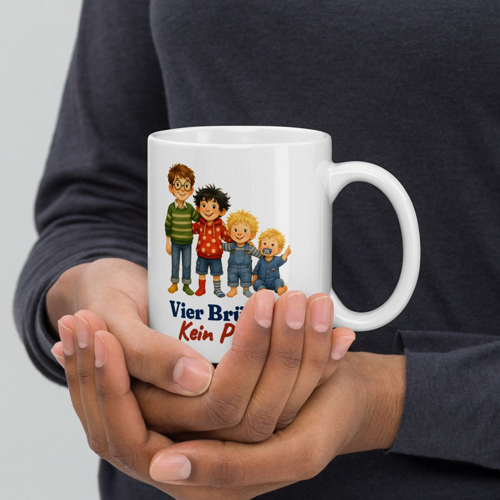 Vier Brüder. Kein Paar. — Tasse – Produktfoto