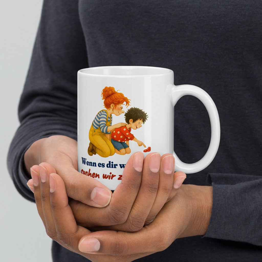Wenn es dir wichtig ist, suchen wir zusammen. — Tasse – Produktfoto